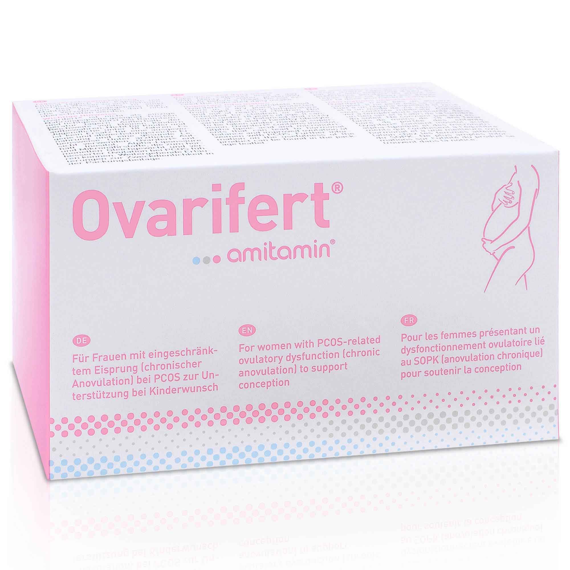 amitamin Ovarifert - Advanced Formula to Treat PCOS - From Germany (1 Box for 30 Days Supply)