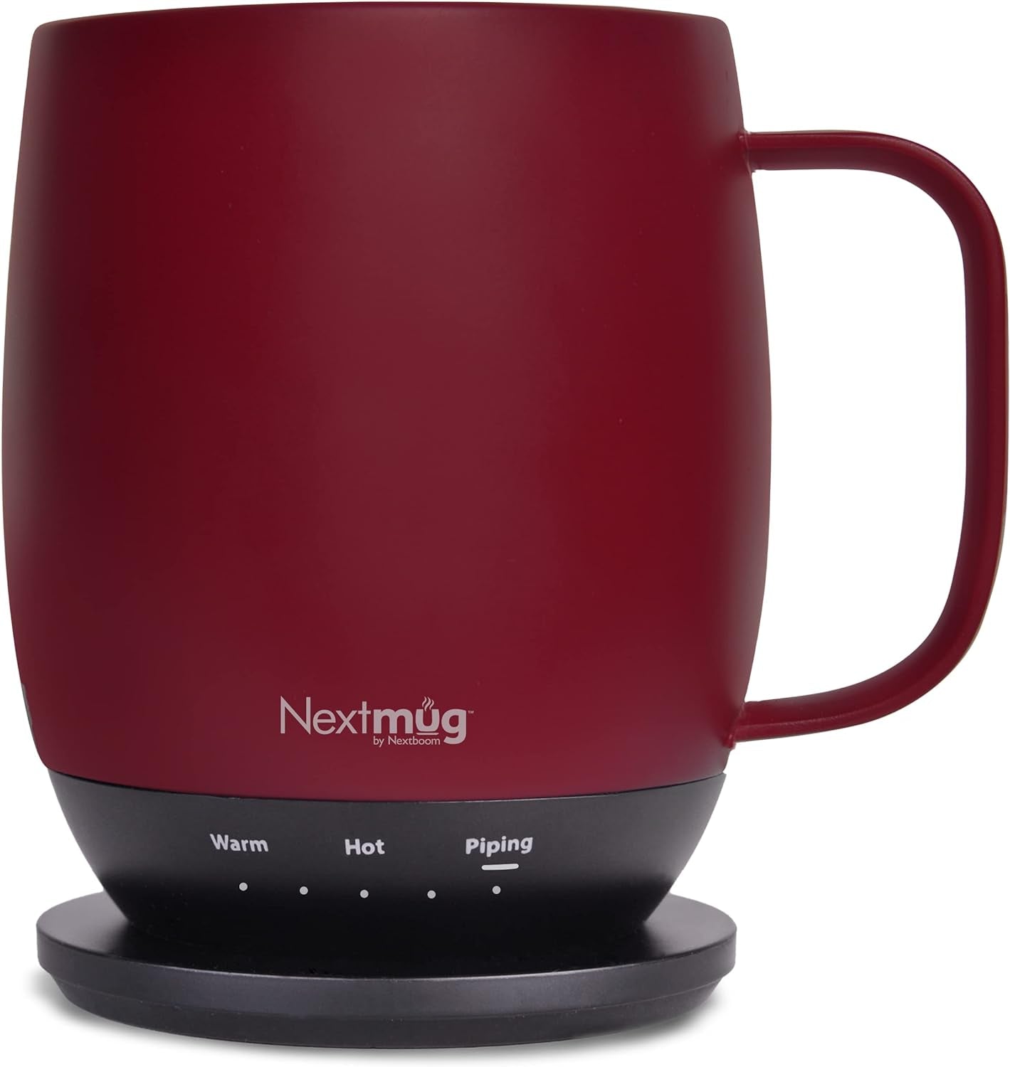 "Nextmug - Enjoy Hot Coffee Anytime, Anywhere! Temperature-Controlled, Self-Heating Mug (Black - 14 Oz.)"