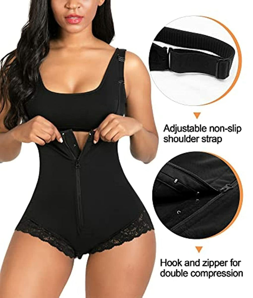 SHAPERX Shapewear for Women Tummy Control and Body Shaper Zipper Open –  HolioCare Global